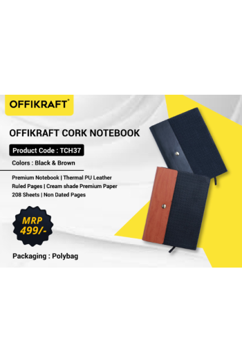 Offikraft Cork Notebook